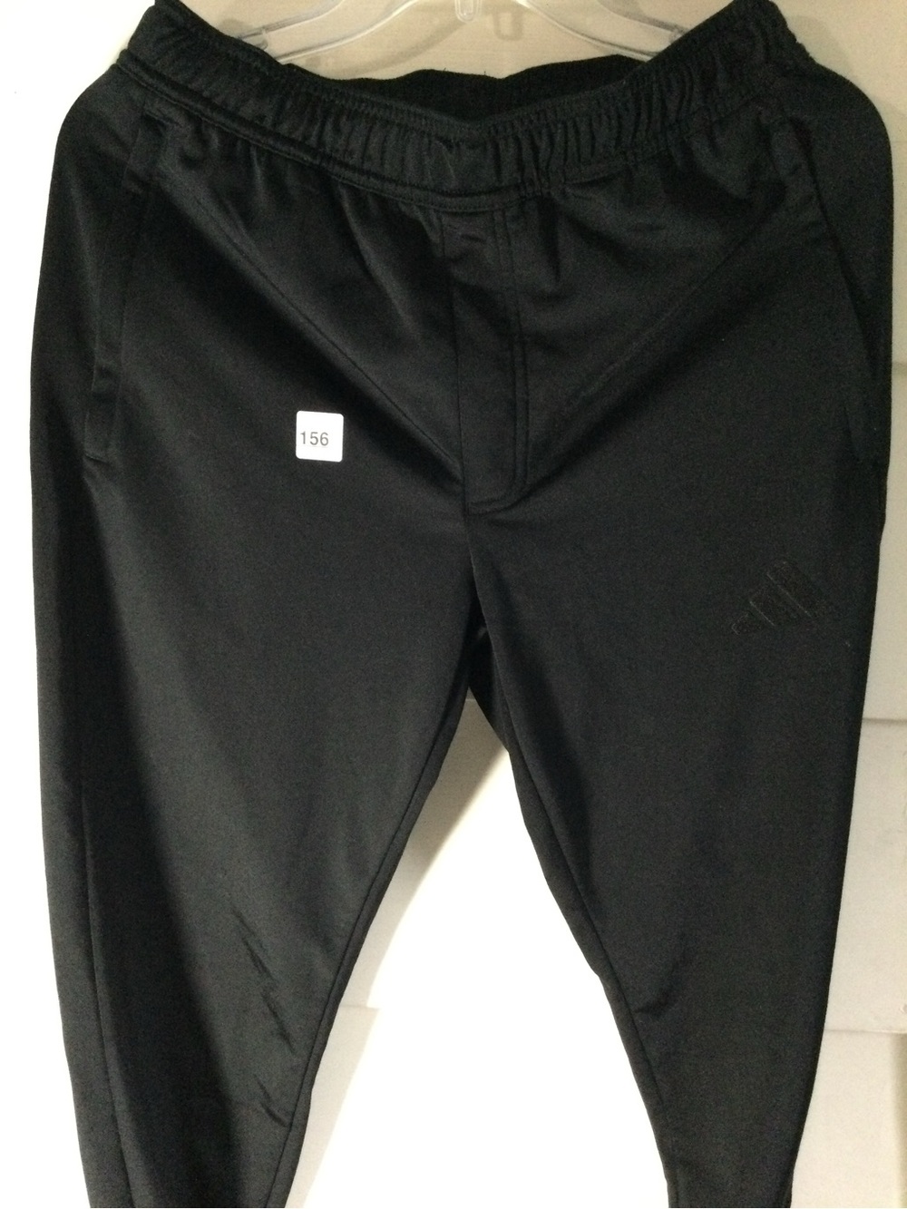 adidas Black Men's Athletic Jogger Sweatpants
